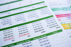 Excel spreadsheet